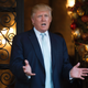 President-elect Donald Trump answers questions from the media after a day of meetings Dec. 28, 2016, at his Mar-a-Lago estate in Palm Beach, Fla.
DON EMMERT/AFP/Getty Images